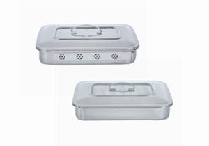 不锈钢消毒盘12″、9″有孔、无孔A051、A052、A061、A063