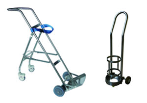 不锈钢氧气瓶推车C061、C062