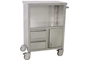 不锈钢封闭式麻醉车Ⅲ型B093