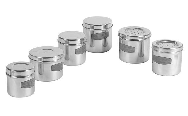 Stainless steel ointment jar