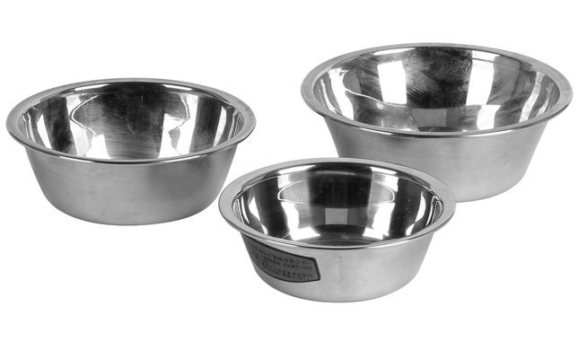 Stainless steel dressing bowl