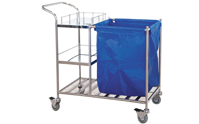 S.S Waste collecting Trolley