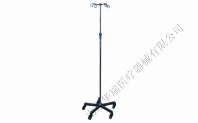 不锈钢方管五脚型移动输液架C051