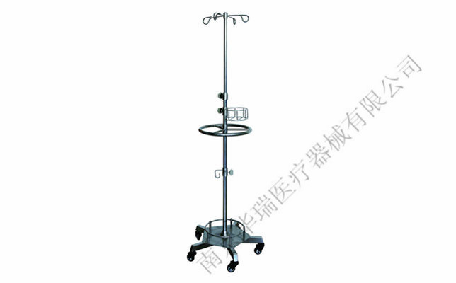 不锈钢方管五脚型移动输液架C054