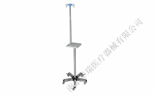 不锈钢方管无脚型移动输液架C055