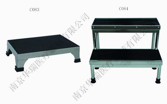 不锈钢踏脚凳Ⅲ型C083、不锈钢阶梯脚凳C084