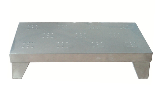 Stainless steel footstool