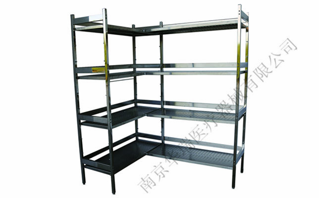 全不锈钢德式组合调节存放架（L型）JX005