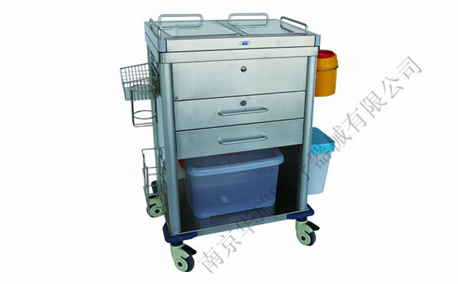 新款精品不锈钢治疗车Ⅰ型XBZ001